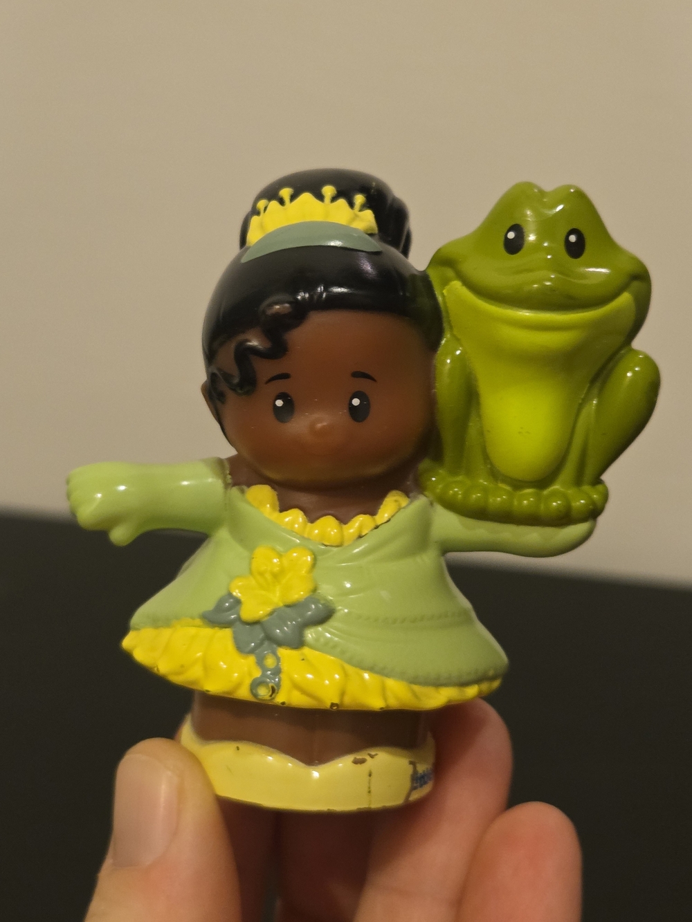 Little People Disney Princess Tiana Holding Frog Prince Naveen